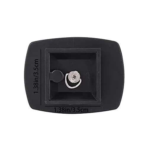 LELEVTXP Camera Tripod Quick Release Plate 35mm x 35mm | Universal Adapter for Connect Camera to Tripod thumbnail 2