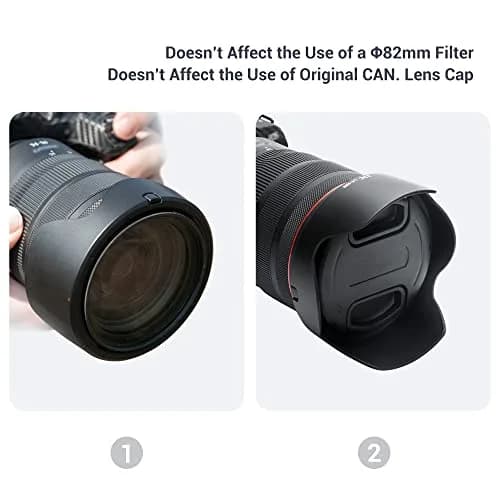 JJC Lens Hood for Canon RF 24-70mm f/2.8L IS USM & RF 24-105mm F2.8 L IS USM Z Lens | Replaces EW-88E thumbnail 5