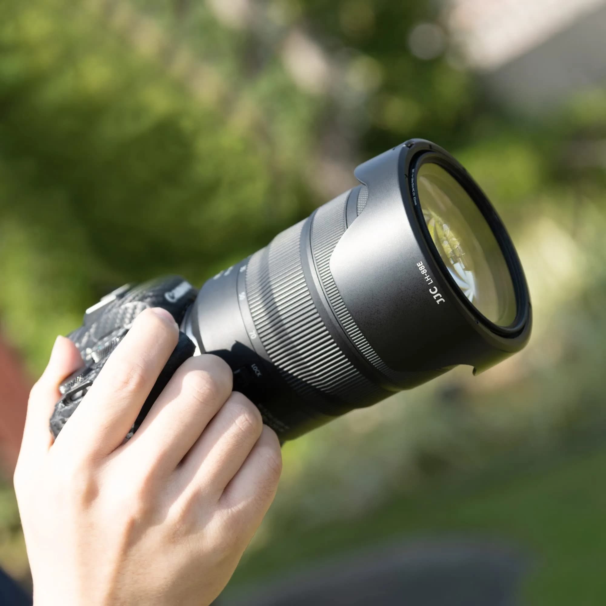 JJC Lens Hood for Canon RF 24-70mm f/2.8L IS USM & RF 24-105mm F2.8 L IS USM Z Lens | Replaces EW-88E - view 9