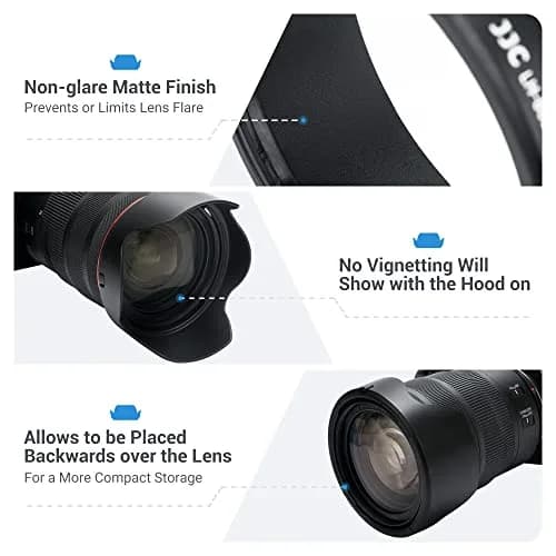 JJC Lens Hood for Canon RF 24-70mm f/2.8L IS USM & RF 24-105mm F2.8 L IS USM Z Lens | Replaces EW-88E thumbnail 3