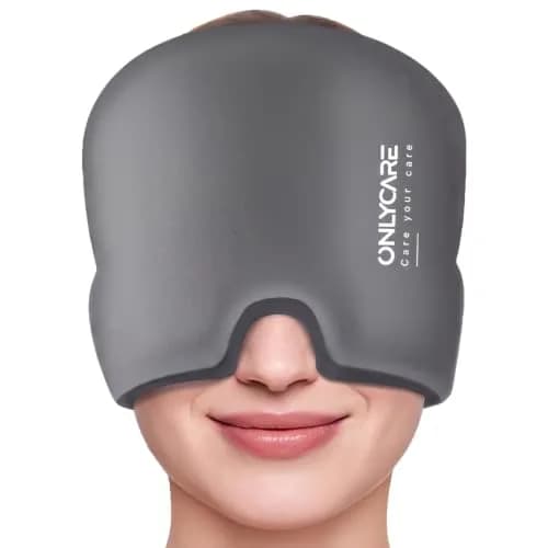 ONLYCARE Migraine Relief Cap, Headache Relief Cold Cap with Odorless Gel | Ergonomic Hot & Cold Therapy for Migraines thumbnail 1
