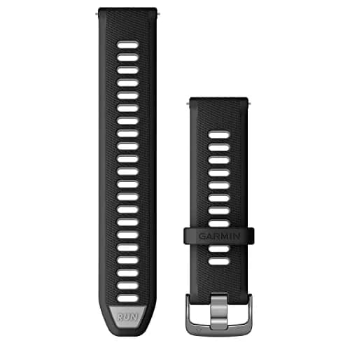 Garmin Forerunner 265 Replacement Band, Black, 22 mm | Durable Silicone Sport Strap thumbnail 1