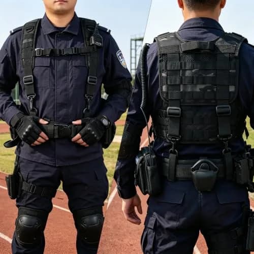 MELOTOUGH Tactical Suspenders for Duty Belt | Heavy Duty, Breathable & Adjustable (70-120 chars) thumbnail 4
