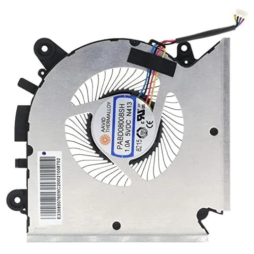 Wobeater Replacement CPU Cooling Fan for MSI GF63 GF65 MS-16R1 MS-16R2 PABD08008SH N413 E322500300A DC 5V thumbnail 2