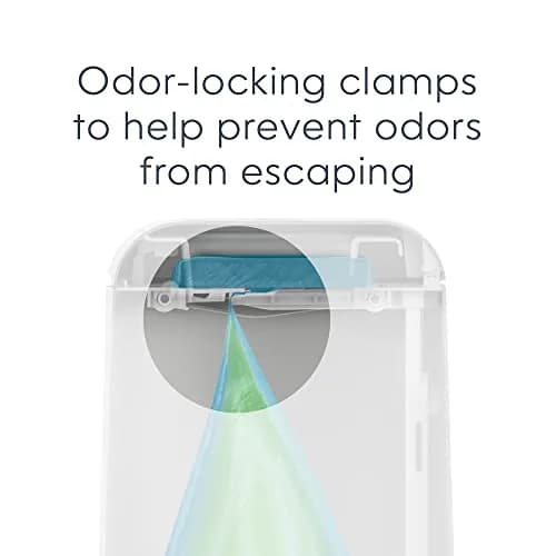 Diaper Genie Signature Diaper Pail with Easy Roll Refill 5L | Odor Lock & Hands-Free Operation thumbnail 7