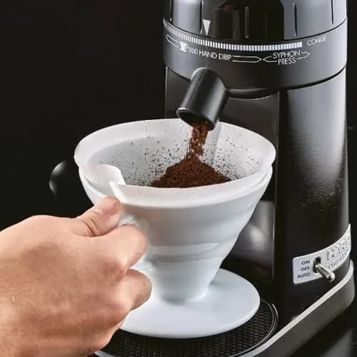 HARIO V60 Ceramic Coffee Dripper Red for 1-4 Cups | 600ml (20.29 Fl Oz) Pour Over Brewer thumbnail 4