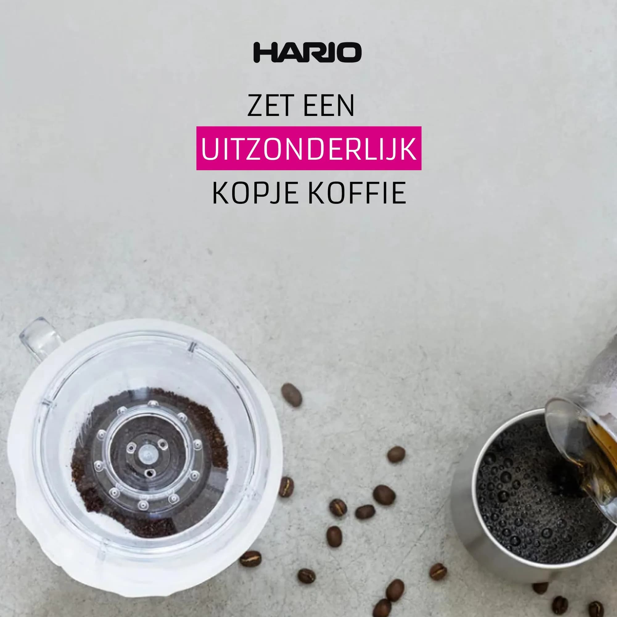 HARIO V60 Ceramic Coffee Dripper Red for 1-4 Cups | 600ml (20.29 Fl Oz) Pour Over Brewer - view 7
