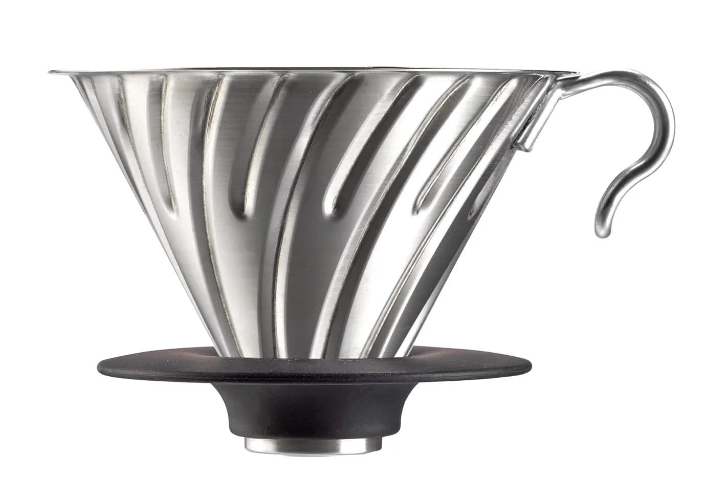 Hario V60 Metal Coffee Dripper Size 02 (1-4 Cups) | Precision Pour-Over for Floral & Fruit Notes - main product image