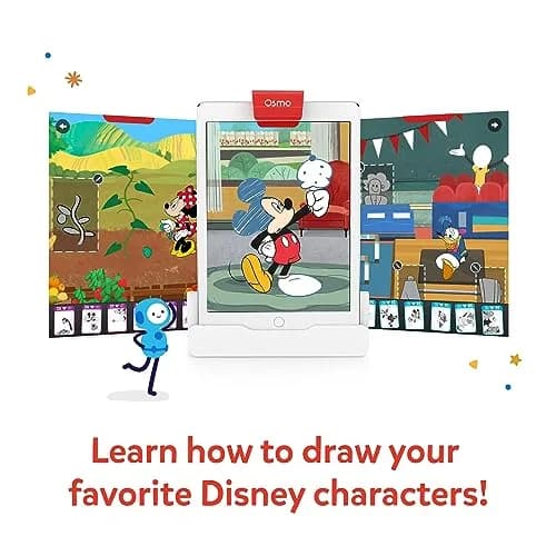 Osmo Super Studio Disney Mickey Mouse & Friends Starter Kit | Learn Disney Drawings & 100+ Cartoon Drawings thumbnail 3