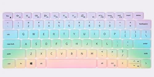 CaseBuy Keyboard Cover Skin for Dell Latitude 5420 5430 5440 5450 3440 3450 14, Latitude 7420 7430 7440 7450 15.6" Laptop Protector, Colorful | US Layout thumbnail 3