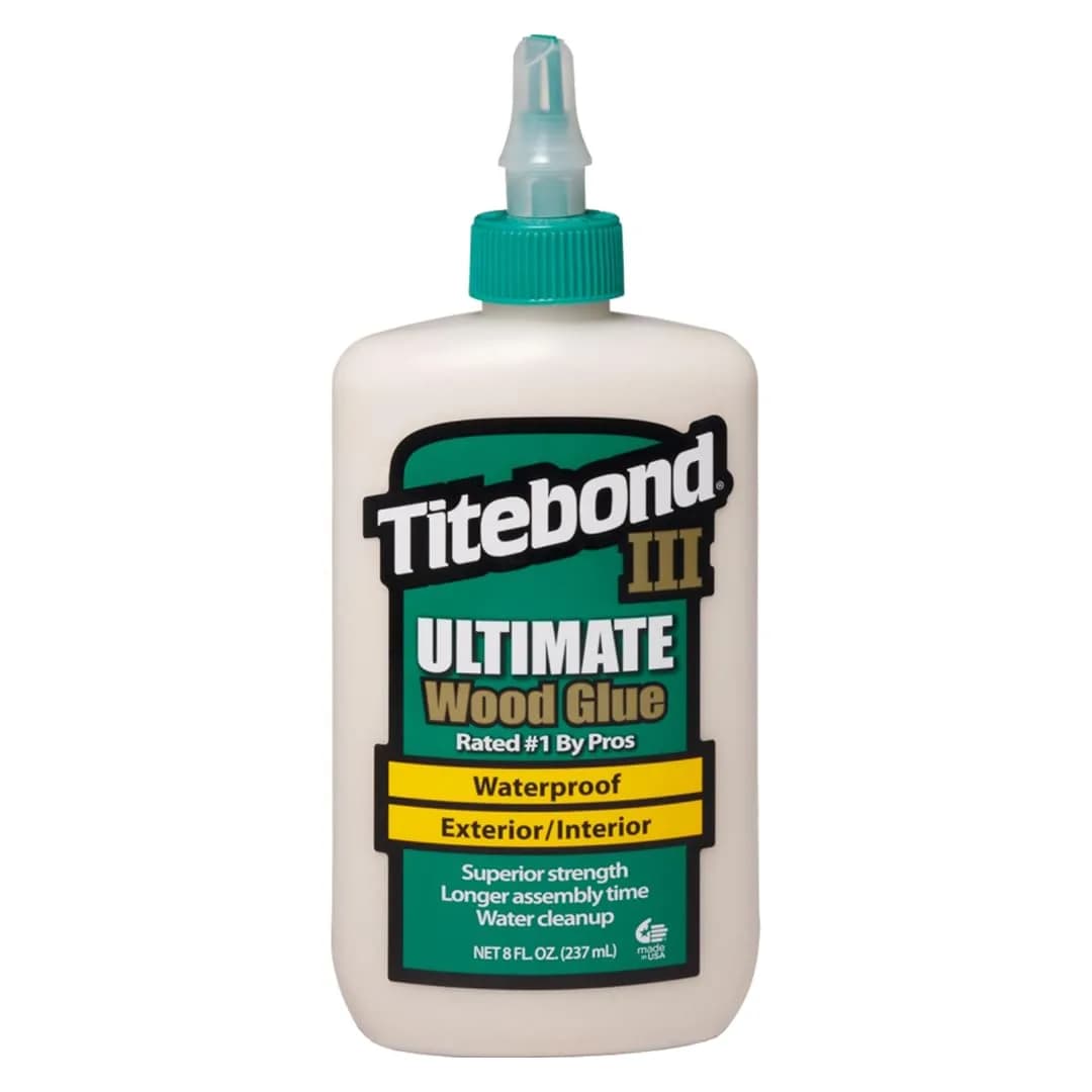 Titebond III Ultimate Wood Glue 8 Oz. (12 Pack, 96 Fl Oz Total) | Waterproof Professional Woodworking Adhesive - view 2