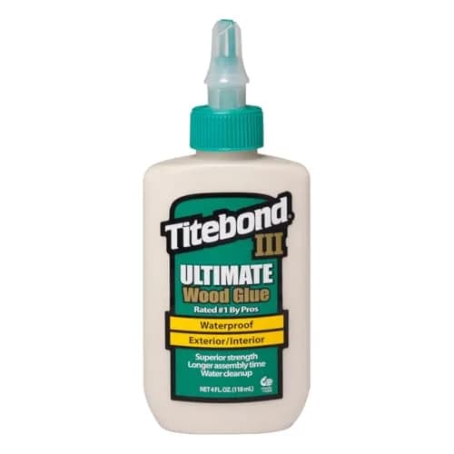 Titebond III Ultimate Wood Glue 4 Oz. (12 Pack) 1.42L | Professional Waterproof Woodworking Adhesive thumbnail 2