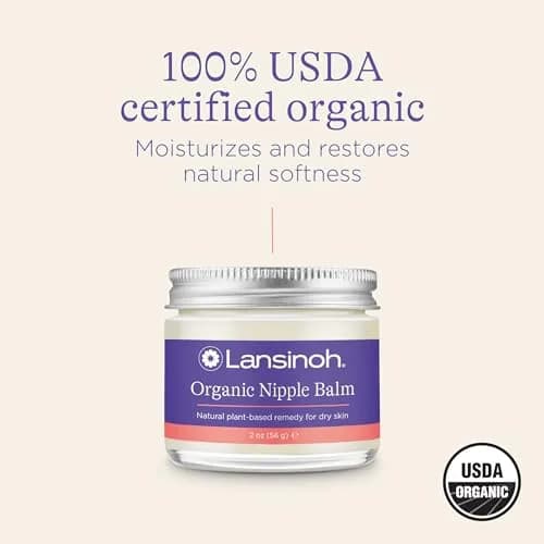 Lansinoh Lanolin Nipple Cream (39g / 1.41 Oz) & Organic Nipple Balm (57g / 2 Oz) | Soothes Sore Nipples & Maintains Healthy Skin - view 2