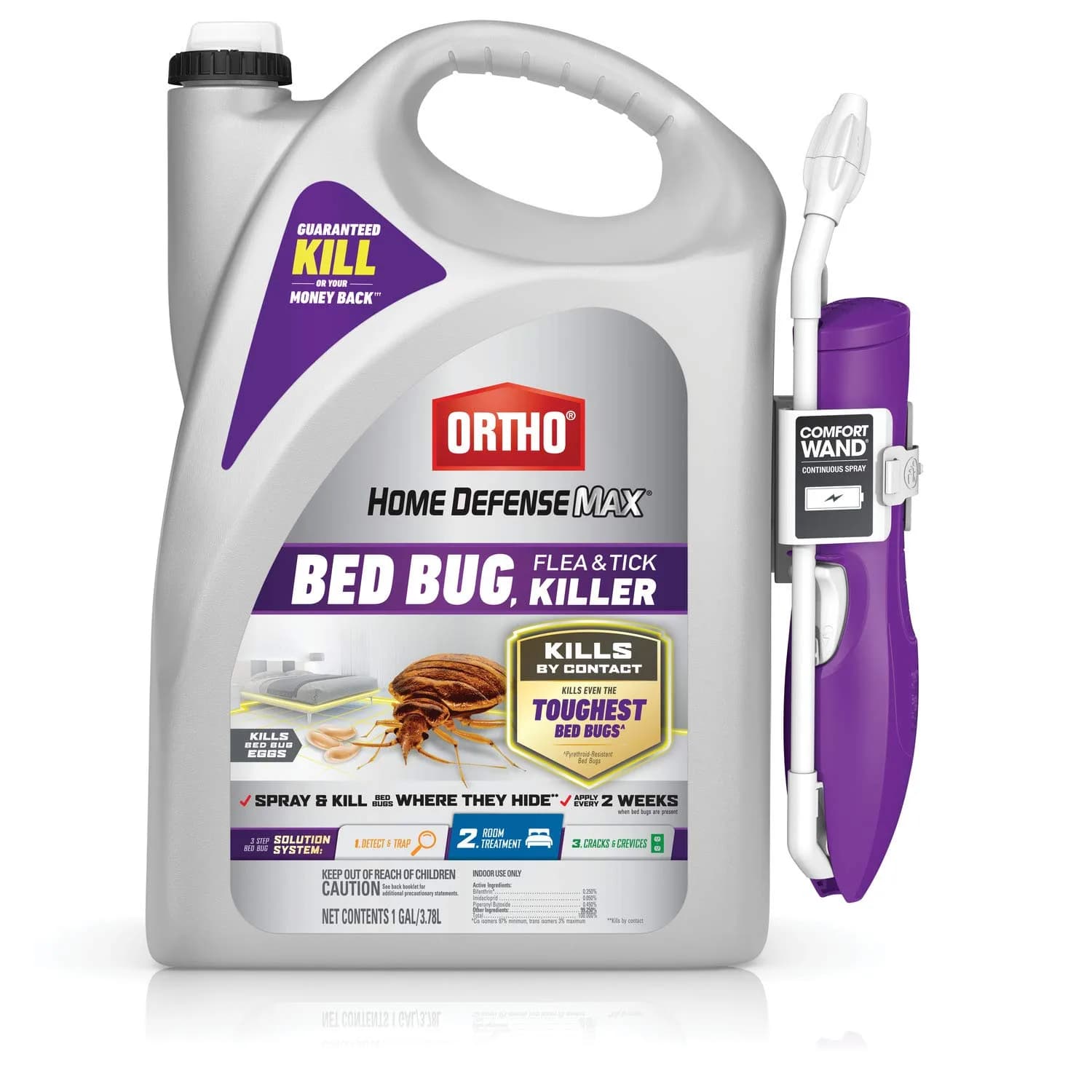 Ortho Home Defense Max Bed Bug, Flea & Tick Killer 1 gal. (2-Pack) | Kills Bed Bug Eggs & Pyrethroid-Resistant Bugs - view 8
