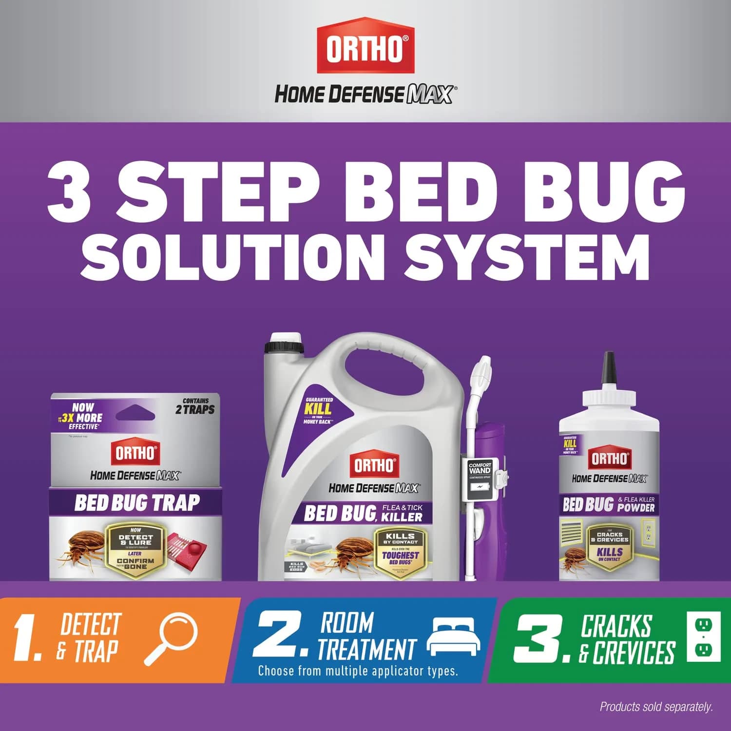 Ortho Home Defense Max Bed Bug, Flea & Tick Killer 1 gal. (2-Pack) | Kills Bed Bug Eggs & Pyrethroid-Resistant Bugs - view 2