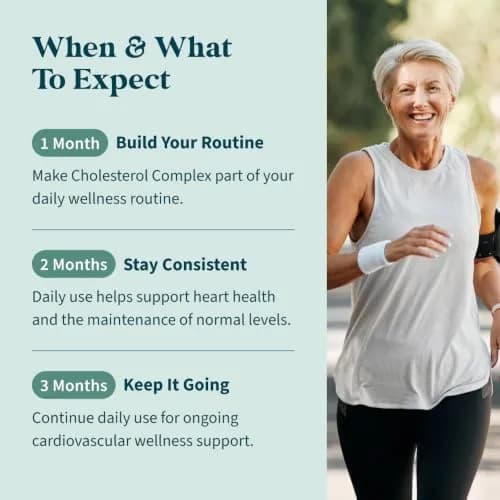 Pattern Wellness Cholesterol Complex Supplement – 90 Vegan Capsules | Supports Heart Health & Wellness thumbnail 5