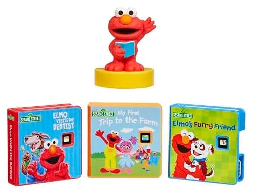 Little Tikes Story Dream Machine Sesame Street Elmo & Friends Story Collection | Nightlight, Audio & Books for Kids 3+ thumbnail 1