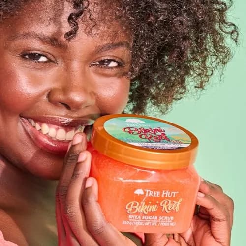 Tree Hut Shea Sugar Scrub, Bikini Reef, 18 oz | Moisturizing & Exfoliating Body Treatment thumbnail 8