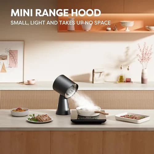 CIARRA Portable Range Hood Desktop Kitchen Exhaust Fan 165.1 cm (65 in) | 100 CFM Recirculating with 2-Speed thumbnail 5