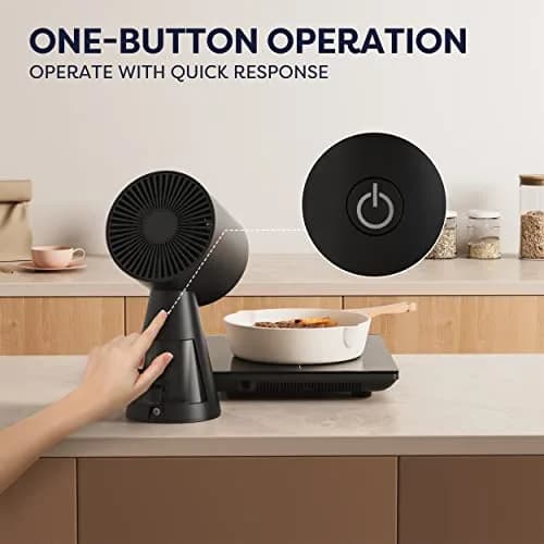 CIARRA Portable Range Hood Desktop Kitchen Exhaust Fan 165.1 cm (65 in) | 100 CFM Recirculating with 2-Speed thumbnail 3