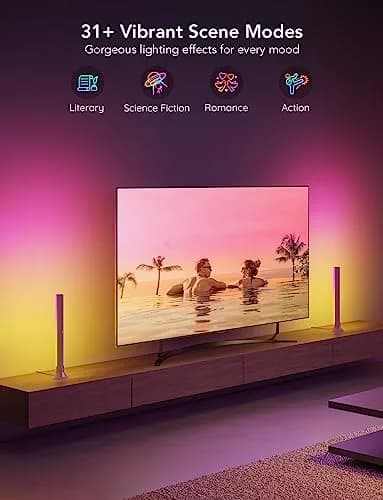 Govee RGBIC LED Light Bars 15 Inches WiFi Smart TV Backlight | 12V DC thumbnail 5