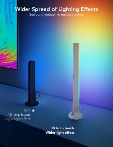 Govee RGBIC LED Light Bars 15 Inches WiFi Smart TV Backlight | 12V DC thumbnail 3