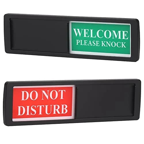Shadeking Do Not Disturb Welcome Please Knock Sign | Privacy Room Indicator (70-120 chars) thumbnail 1