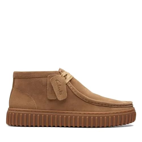 Clarks Torhill HiChukka Boot, Dark Sand Suede, 11 US | Heritage Casual Leather Shoe thumbnail 1