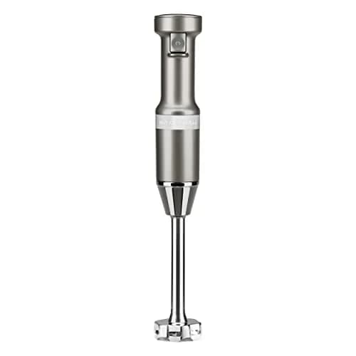 KitchenAid Variable Speed Corded Hand Blender KHBV53 180W 1L (0.3 Gal) Contour Silver | Blends Smoothies, Soups, Sauces thumbnail 1