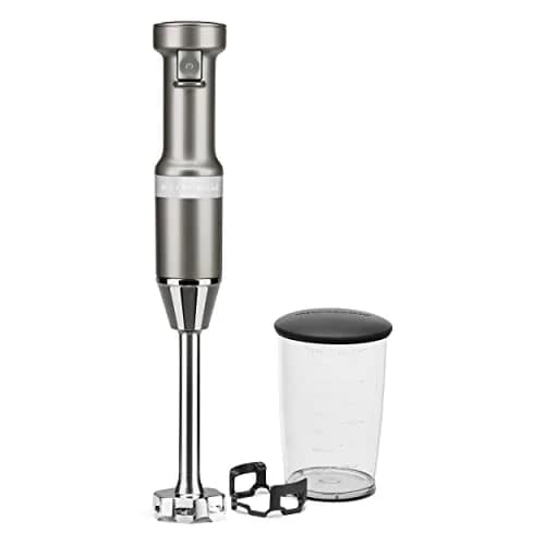 KitchenAid Variable Speed Corded Hand Blender KHBV53 180W 1L (0.3 Gal) Contour Silver | Blends Smoothies, Soups, Sauces thumbnail 2