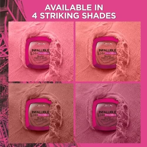 L'Oreal Paris Infallible Soft Matte Blush Legendary Berry 0.31 Oz | Long-Lasting Waterproof Cheek Makeup thumbnail 5