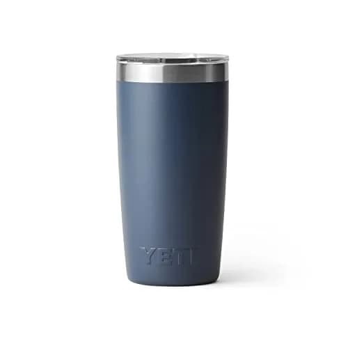YETI Rambler 10 oz Tumbler with MagSlider Lid, Stainless Steel, Navy | Vacuum Insulated for Hot & Cold Drinks thumbnail 5