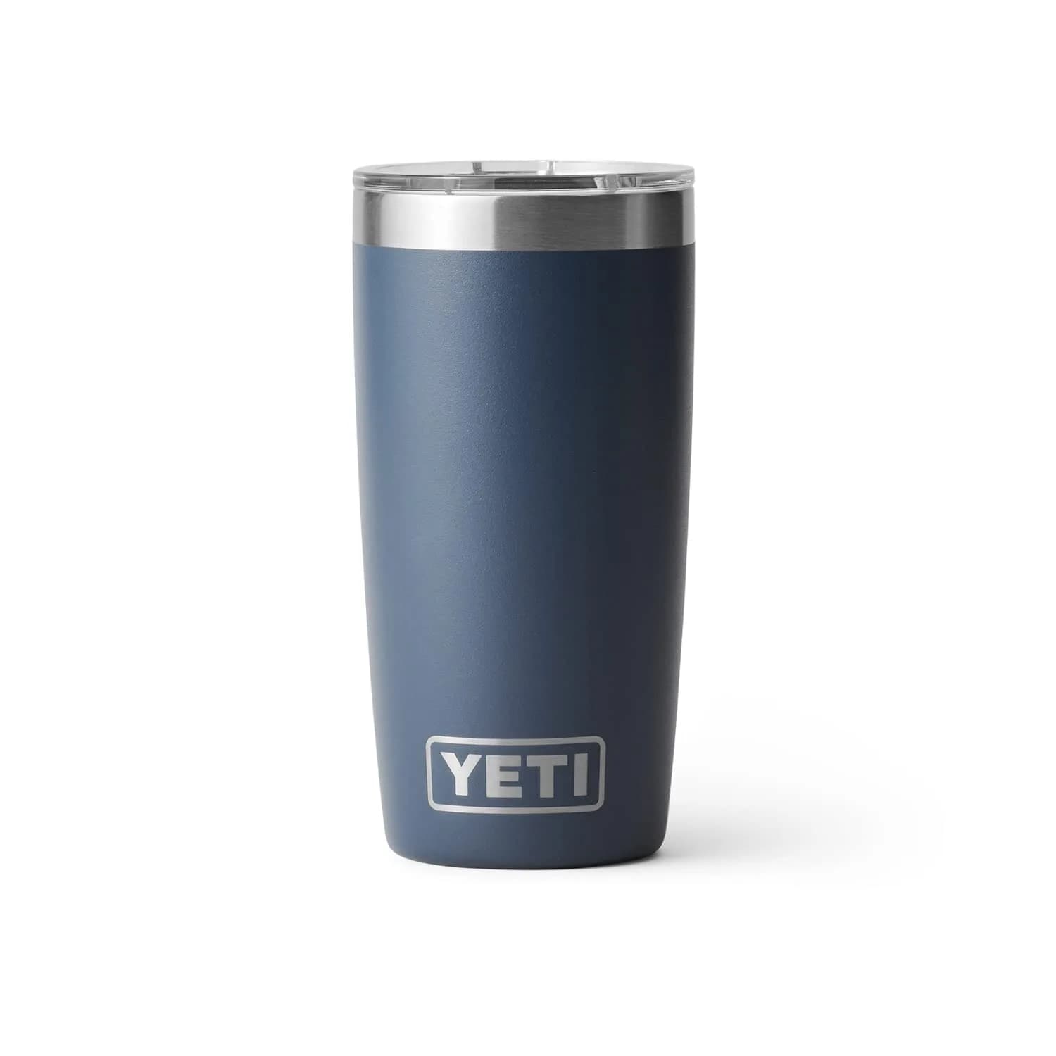 YETI Rambler 10 oz Tumbler with MagSlider Lid, Stainless Steel, Navy | Vacuum Insulated for Hot & Cold Drinks - view 3
