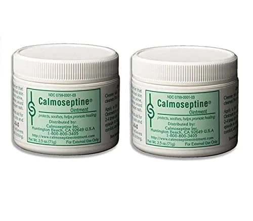Calmoseptine Ointment 2.5 oz Jar | Skin Protectant for Diaper Rash & Minor Burns thumbnail 1