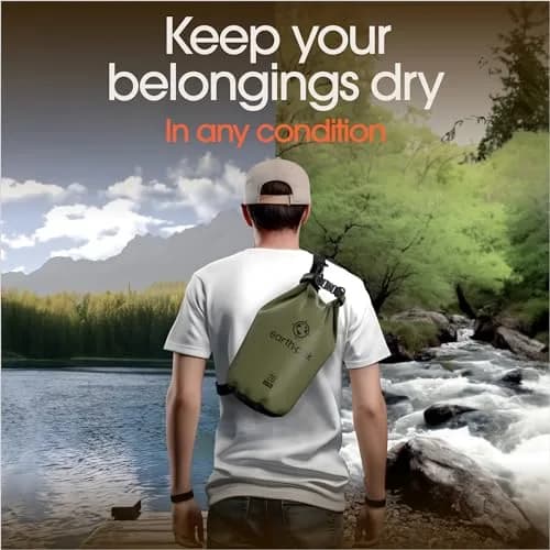 Earth Pak 30L Waterproof Dry Bag Backpack - Camo | Abrasion Resistant 500D PVC for Boating, Kayaking, Beach Days thumbnail 8