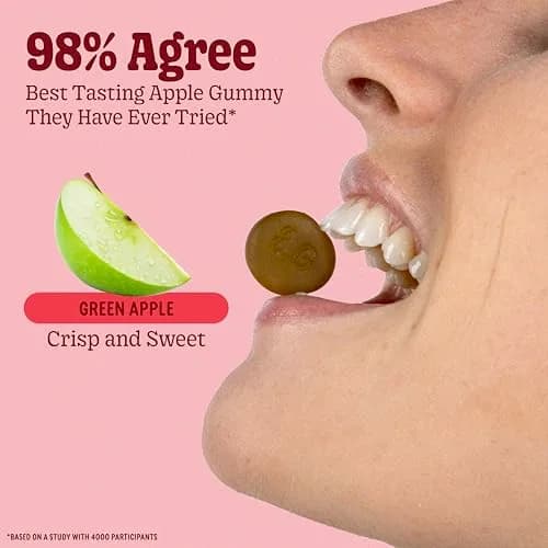 8G 8Greens Supergreens Gummies Apple 100 Servings | Supports Immunity & Metabolism thumbnail 3