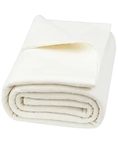 PLANTIONAL Natural Cotton Quilt Batting 71x79 Inch (180x200 cm) | Soft, Breathable, Tear-Resistant for Quilts & Crafts thumbnail 1