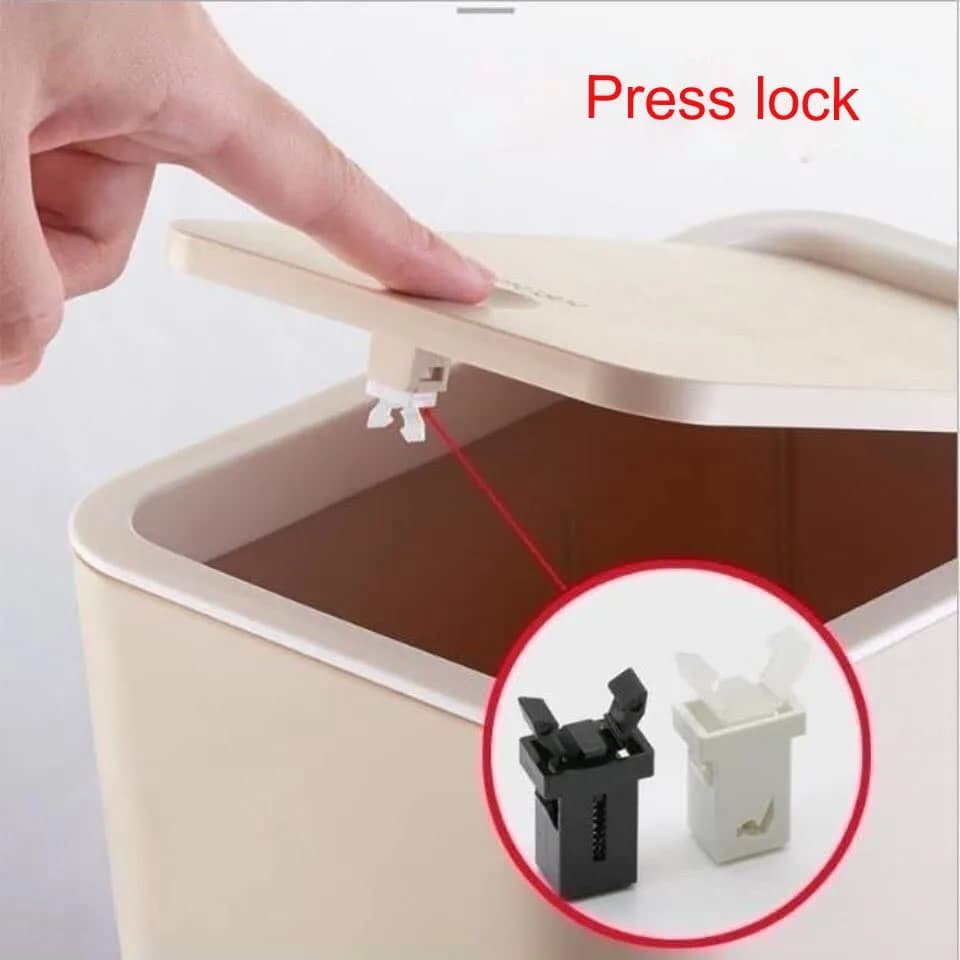 NentMent Trash Can Lock Replacement 10 Pack | Durable, Easy Install, Universal Fit (kilograms) thumbnail 4
