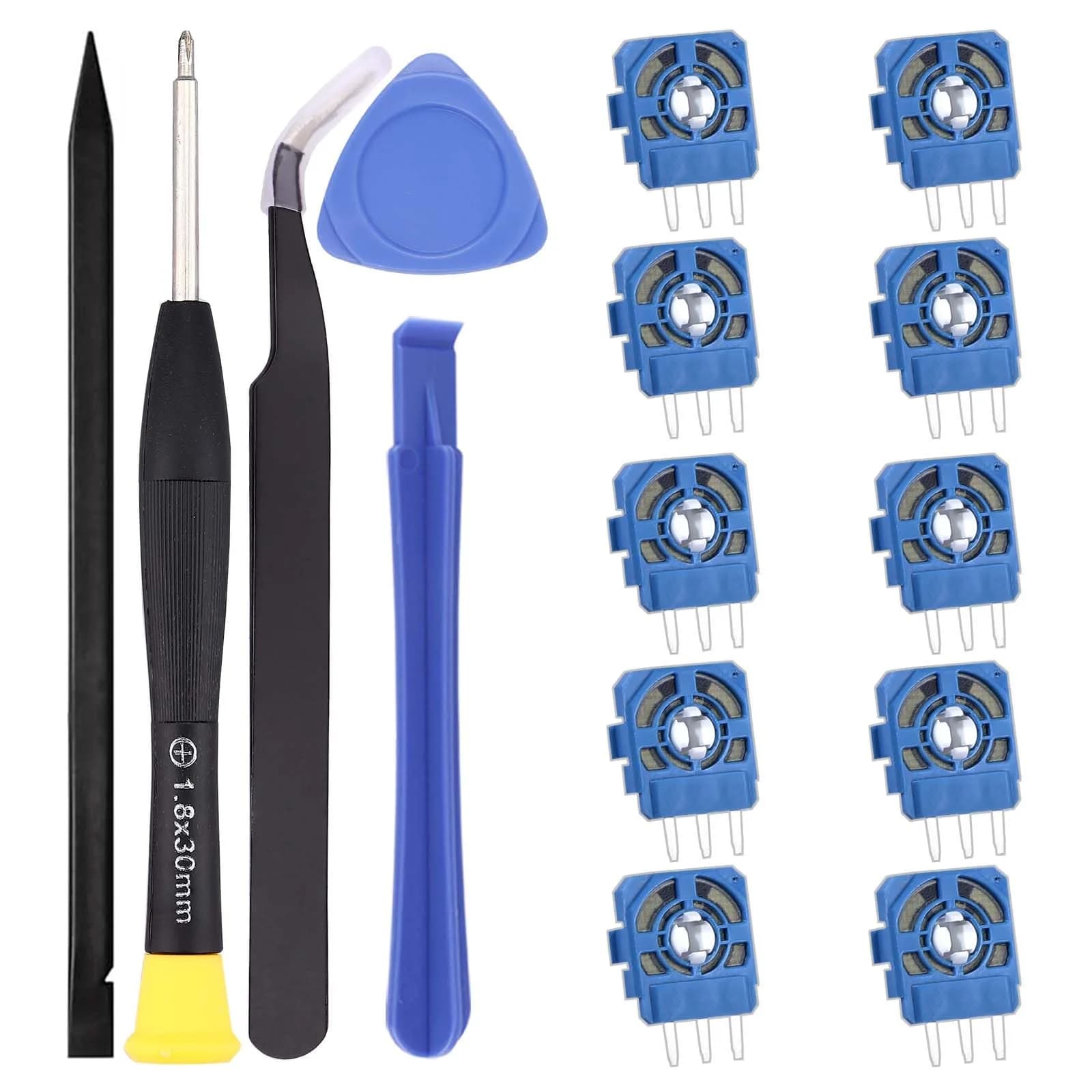 Ikpek 2K3 Ohm Potentiometer Replacement Kit for Dualsense PS5 Controller, 20pcs | Fixes Stick Drift — 2K3 Ohm-10pcs