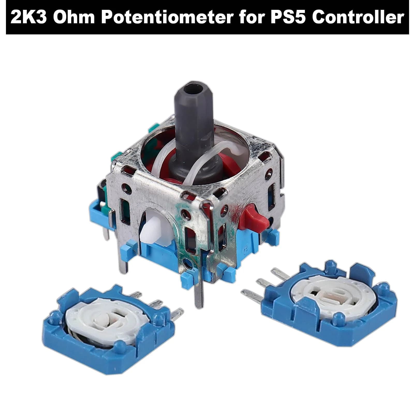 Ikpek 2K3 Ohm Potentiometer Replacement Kit for Dualsense PS5 Controller, 20pcs | Fixes Stick Drift - view 5