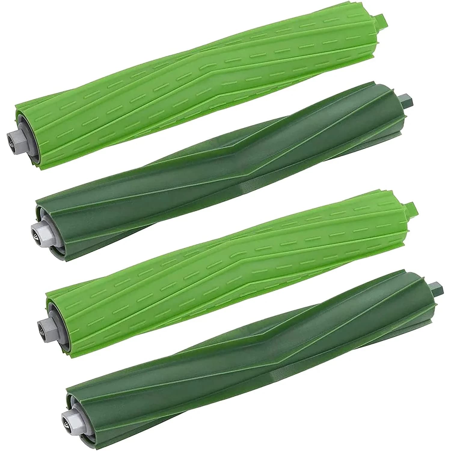 Detetap Replacement Roller Brushes for iRobot Roomba i&e&j Series (2-Pack, Green) | Compatible with i1, i3, i4, i6, i7, i8, j7, E5, E6 Models