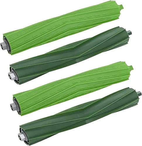Detetap Replacement Roller Brushes for iRobot Roomba i&e&j Series (2-Pack, Green) | Compatible with i1, i3, i4, i6, i7, i8, j7, E5, E6 Models thumbnail 1