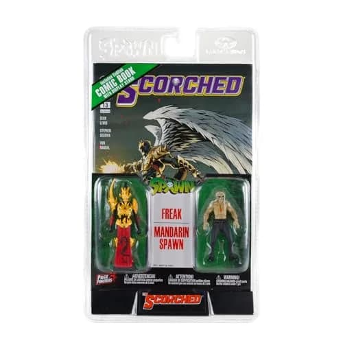 McFarlane Toys Spawn Page Punchers Freak and Mandarin Spawn 3in Action Figures 2-Pack | Comic-Inspired Collectibles thumbnail 7