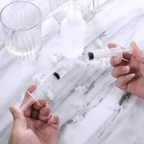 AIEX Syringe Adapter Kit 60pcs Transparent Polypropylene | Leak-Free Connection for Lab & Scientific Use thumbnail 4
