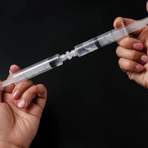 AIEX Syringe Adapter Kit 60pcs Transparent Polypropylene | Leak-Free Connection for Lab & Scientific Use thumbnail 5