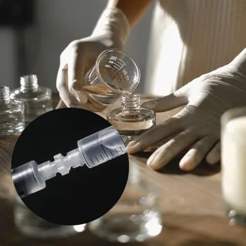 AIEX Syringe Adapter Kit 60pcs Transparent Polypropylene | Leak-Free Connection for Lab & Scientific Use thumbnail 7