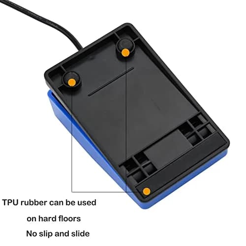 iKKEGOL Single USB Foot Pedal Switch | Programmable HID for PC, Mac, Linux (100mm x 62mm x 38mm) thumbnail 8