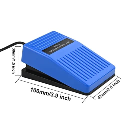 iKKEGOL Single USB Foot Pedal Switch | Programmable HID for PC, Mac, Linux (100mm x 62mm x 38mm) thumbnail 3