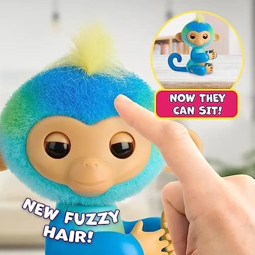 Fingerlings Baby Monkey Leo 3.14 x 3.14 x 4.92 inches | Interactive Toy with 70+ Sounds thumbnail 6