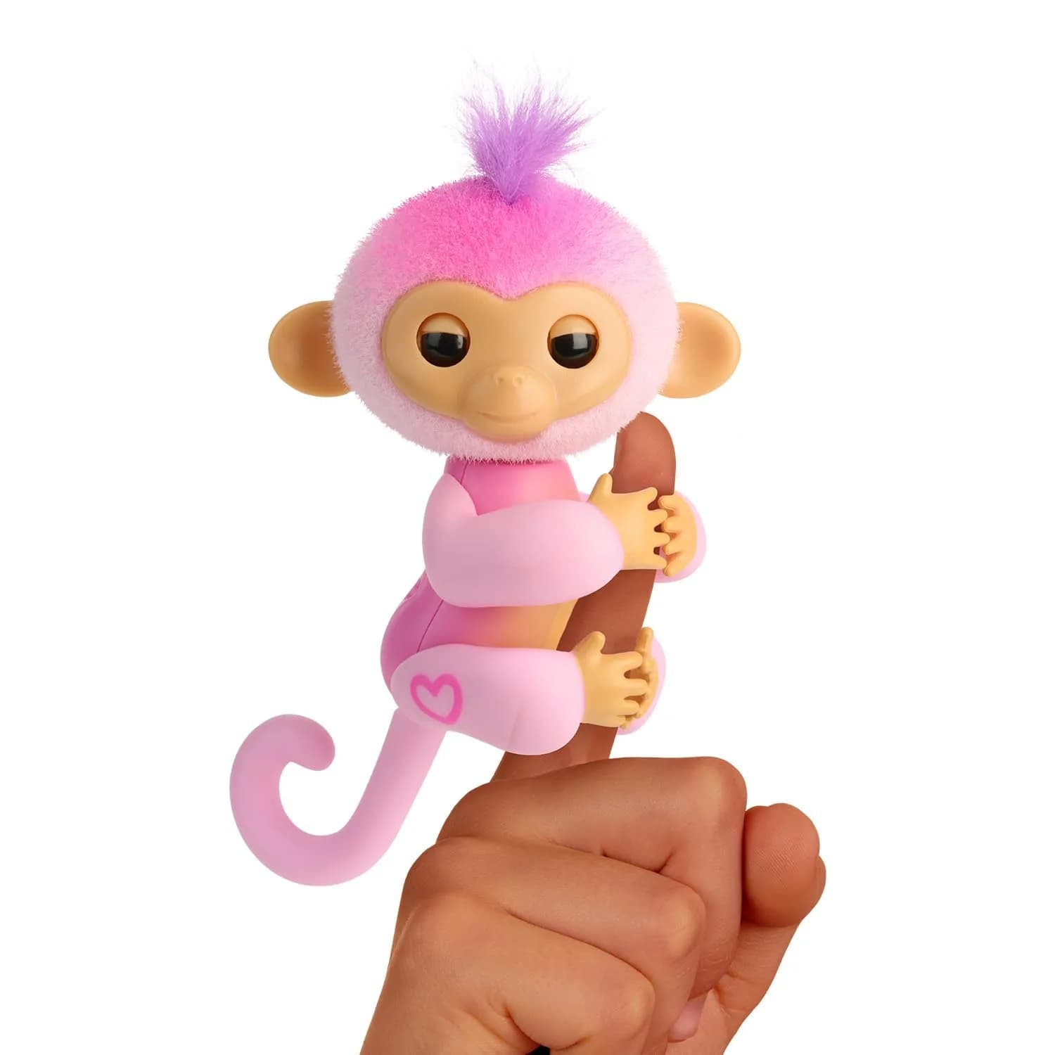 Fingerlings Baby Monkey Harmony Pink | Interactive Toy with 70+ Sounds & Reactions — Harmony